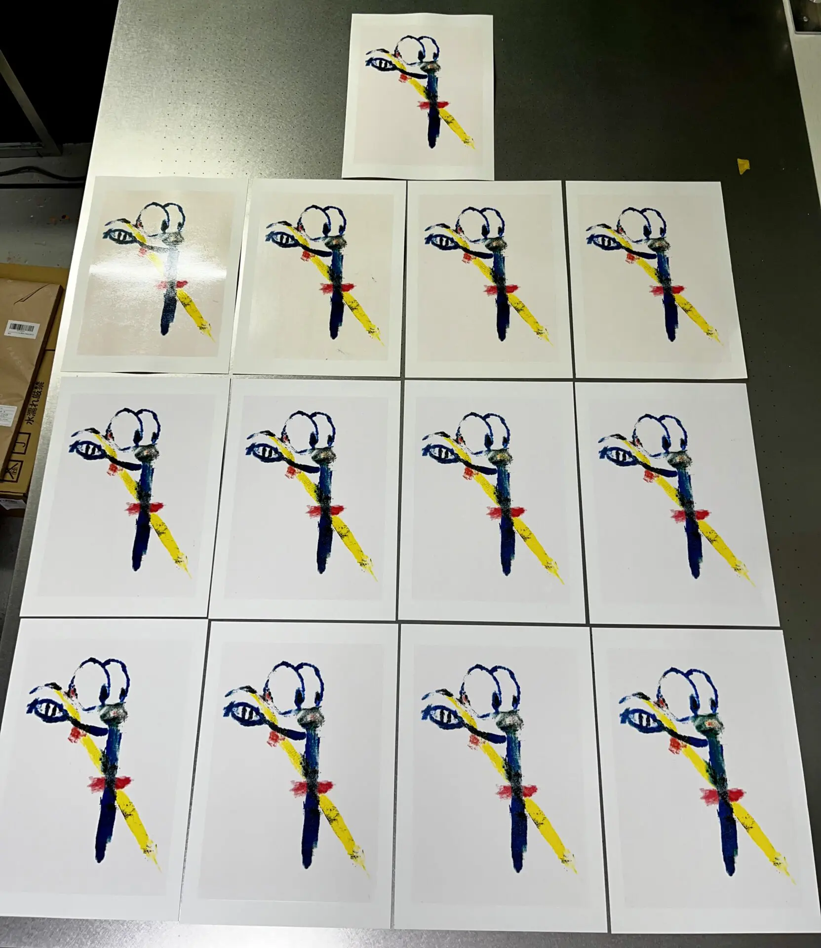 足跡！アート研究所 【#8 シルクポスター vol.1】 | wanna studio